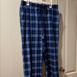 Saddlebred Men's Navy Plaid lounge pants/Pj bottoms